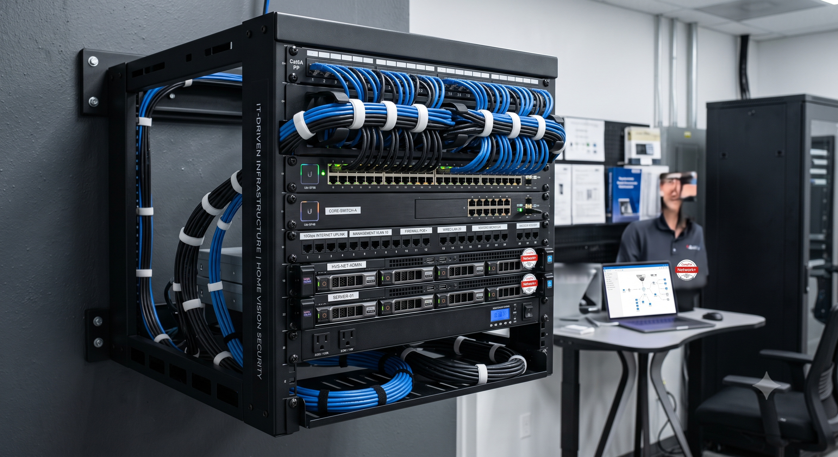 IT Infrastructure Lab Rack Deployment